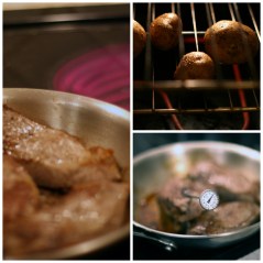 steaks collage