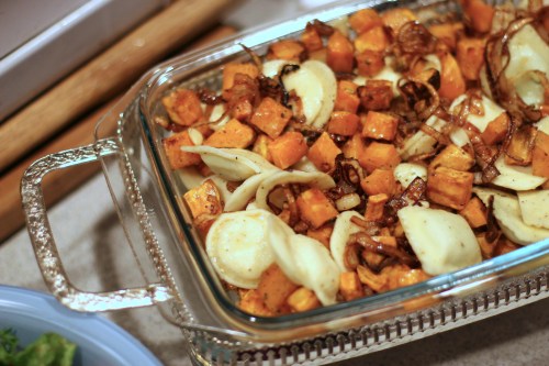 sweet potato & Ravioli
