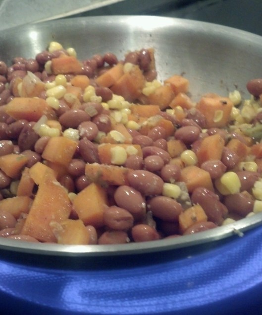 beans and corn