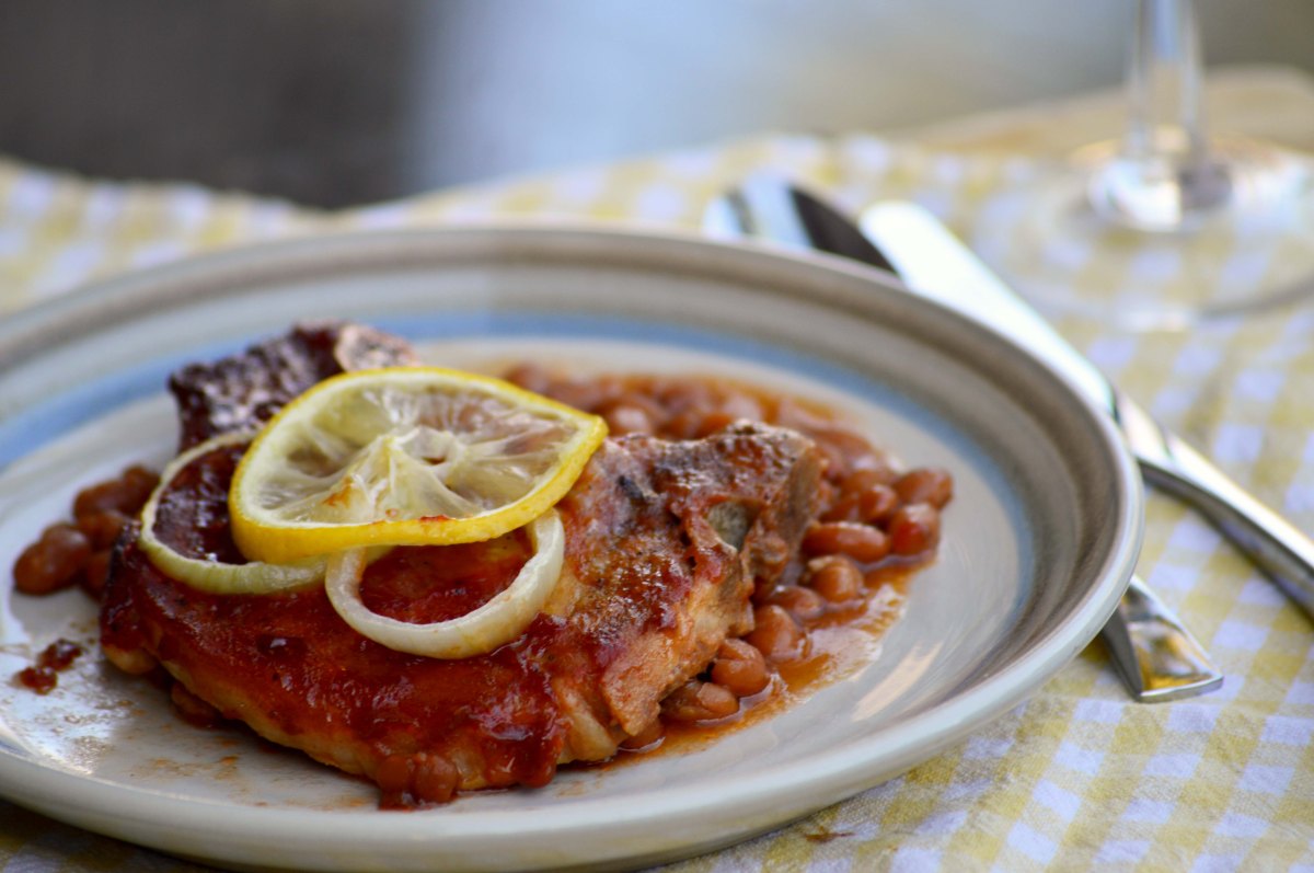 beans and porkchops