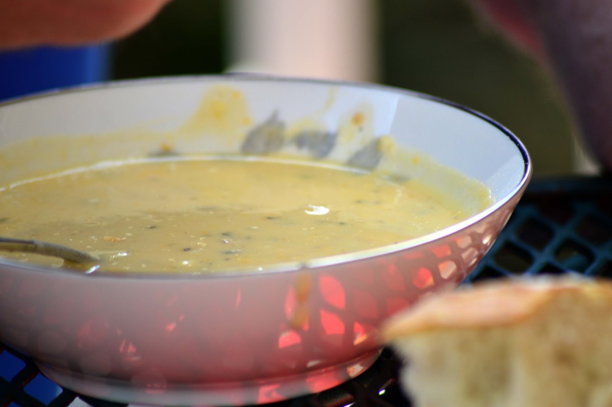 potato soup close