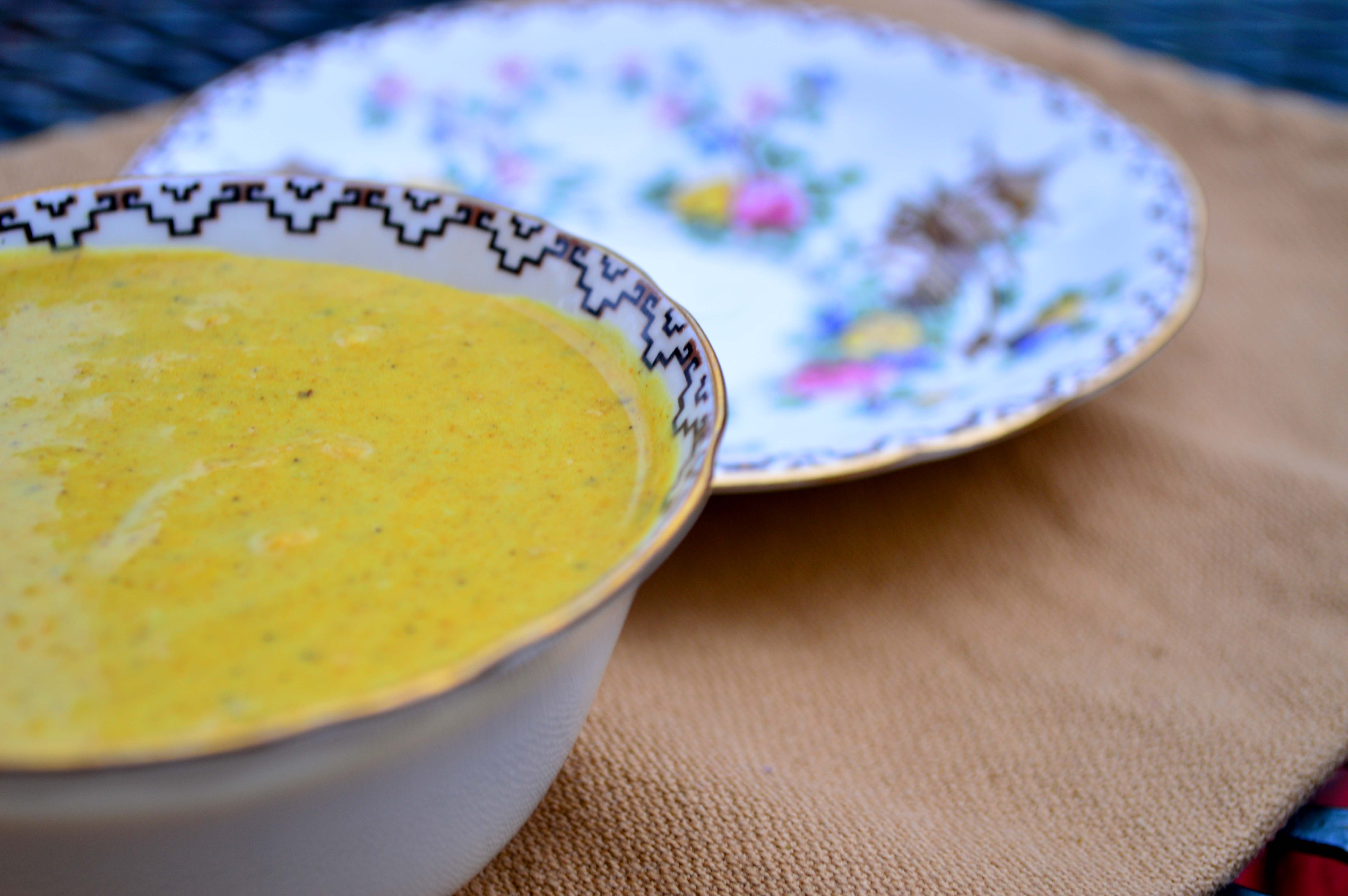 Sweet Potato Coconut Curry Soup
