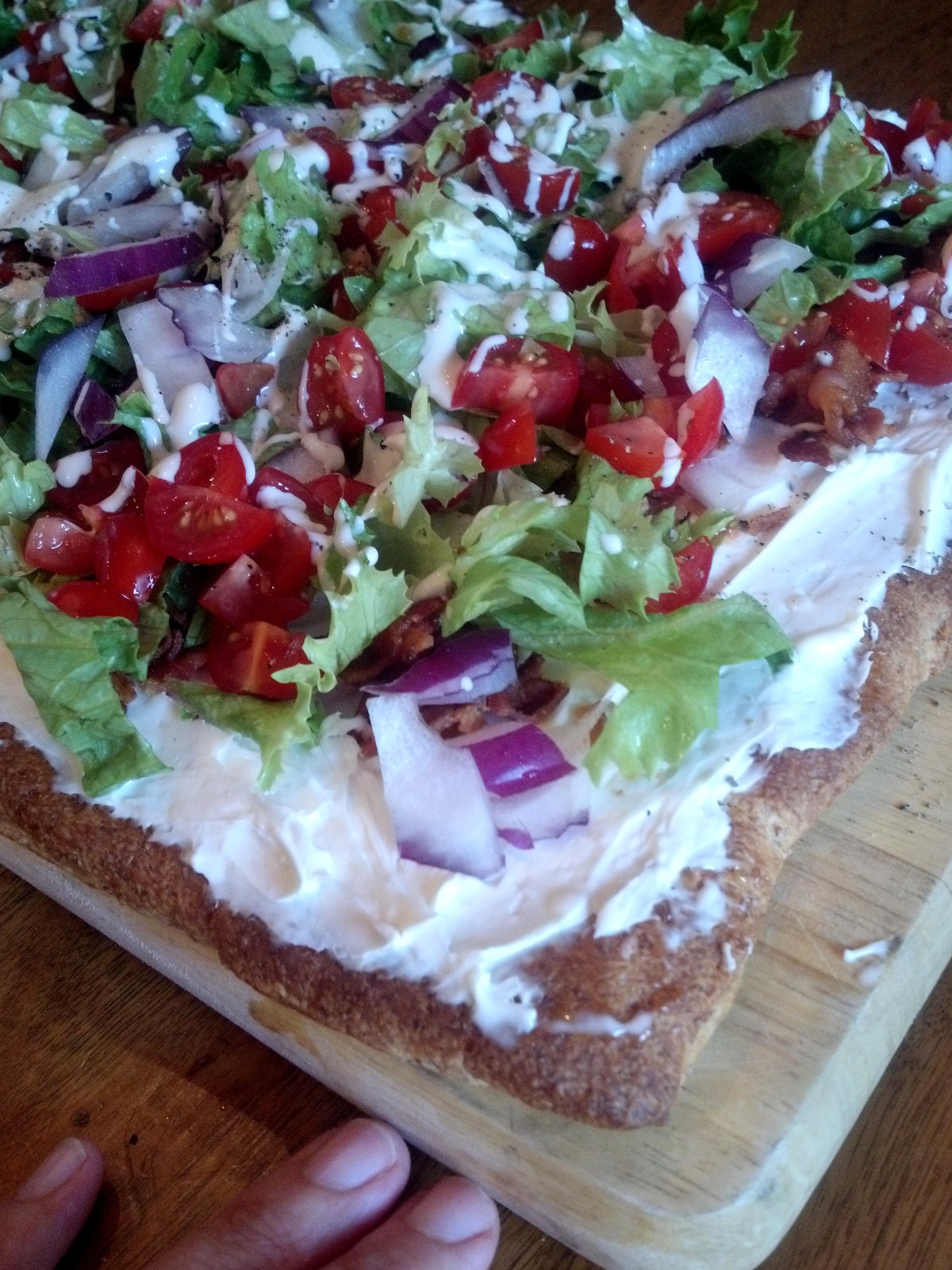 blt ranch pizzae