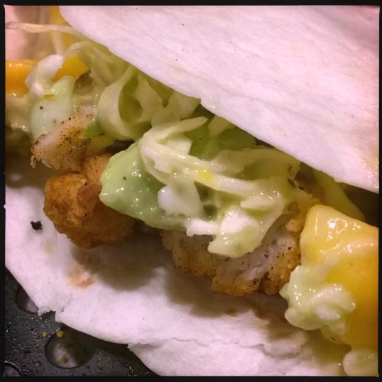 mango slaw taco