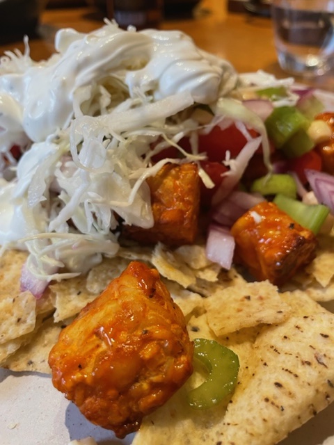 What’s For Dinner: Buffalo Tempeh Nachos