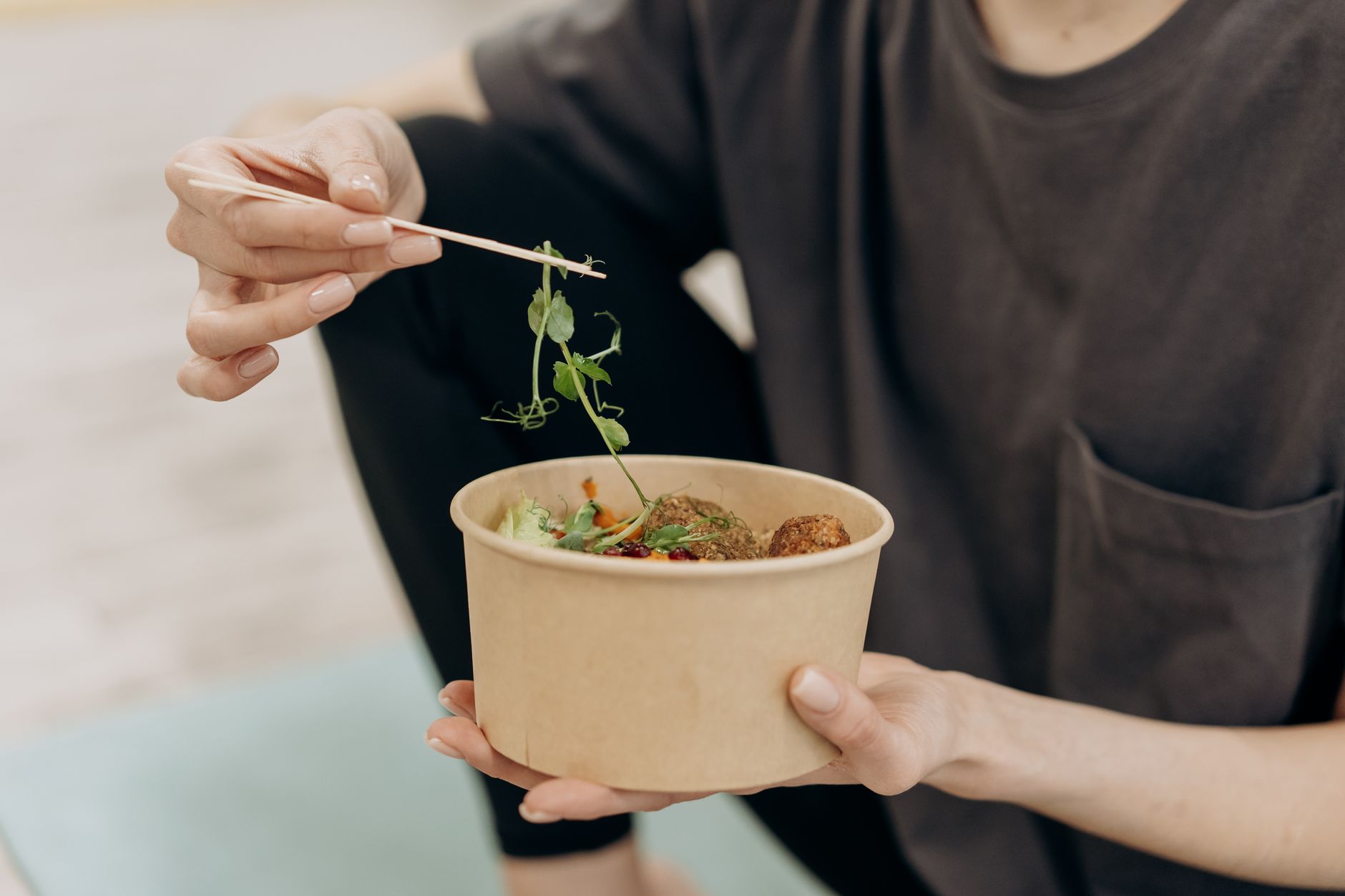 Person eating